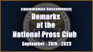 Chairwoman Rosenworcel Remarks at the National Press Club