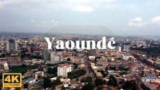 World Travel, Aerial View of Yaoundé (Cameroon) 4k video