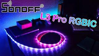 La mejor Tira led RGB? Sonoff L3 Pro RGBIC ¡Múltiples colores en una tira de luz