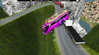 Amazing driving skills in Dangerous Roads - Euro Truck Simulator 2