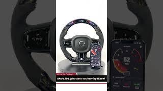 How LED  Galaxy Pro Steering Wheel Works on Volvo? OHC Motors (NEW) #ledsteeringwheel