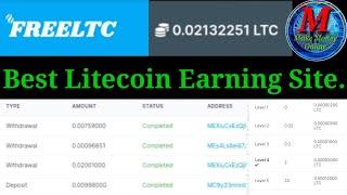 Freeltc.io Withdraw Proof.Best Faucet Earning Site.New Free Litecoin Earning Site without invest.