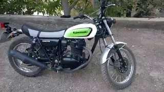 Kawasaki 250TR stock exhaust sound