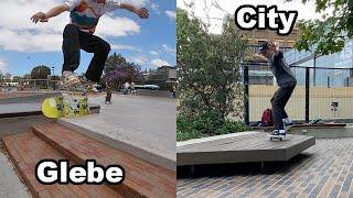 Glebe Skatepark + City Street Skating!