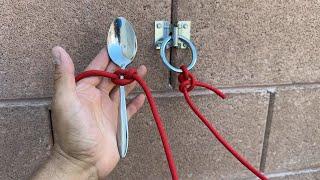 Spoon and Turn-Lock CLOTHES LINE