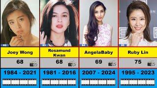 Most Movies Chinese actress 2024 || Ranked the 1970s - Now