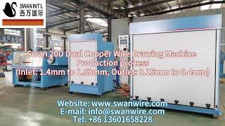 SWAN 20D dual wire drawing with annealing machine