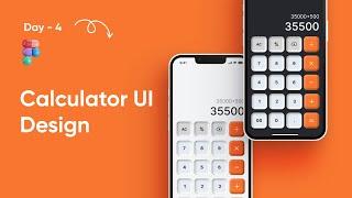 Calculator design in figma l Figma tutorial for beginner l Design with jupi