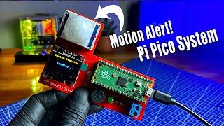 How to Make an Easy Motion Detection System with Raspberry Pi Pico and OLED Display #raspberrypipico