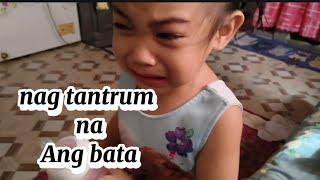 vlog#138 Ayan nag trantrum na Ang bata.