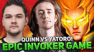 QUINN vs YATORO! EPIC 54 MINUTES INVOKER GAME by QUINN in 13.400 MMR