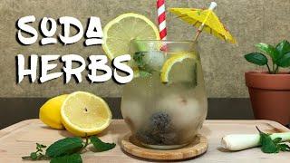 Cara Buat Air Soda Herbs | Herbs Soda - Sangat Sedap & Segar