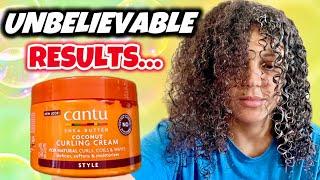 I Tried Cantu Curling Cream | Cantu Shea Butter Coconut Curling Cream | Curls by Sharlene