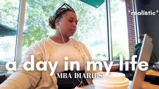 *realistic* day in the life as a MBA grad student ️ studying, cafes, time management