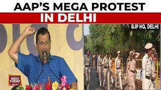 Security Beefed Up Outside BJP HQ, Delhi | AAP To March Towards BJP HQ | India Today