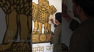 My Golden painting ️  #shorts #viral  #youtubeshorts #art