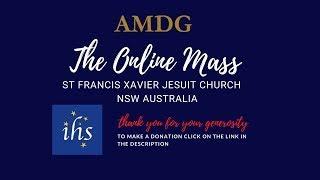 The Online Mass Sunday  12 January 2024.