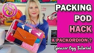 Packordion hobby Case Tutorial. DIY Packing cube with pouch