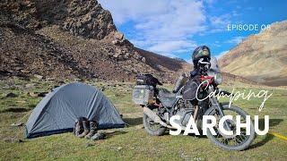 Solo Ladakh Bike Ride | CAMPING | Manali to Leh | Camping in India