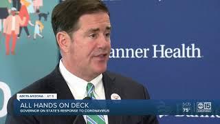 Arizona Governor Doug Ducey talks coronavirus in Arizona