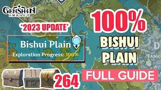*2023 UPDATE* How to: Bishui Plain 100% Exploration ⭐  ALL CHESTS GUIDE 【 Genshin Impact 】