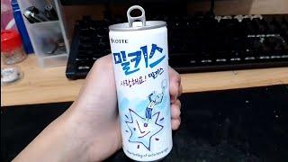 Lotte Milkis Carbonated Milk Review!