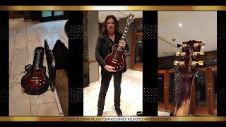 John Norum got his old Gibson Les Paul Wine Red guitar - Aarhus (Denmark) - June 8, 2024