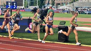 Women’s 1500m FINAL 2024 U.S. Olympic Trials - MEET RECORD!!!