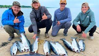 Pier Fishing Lake Michigan Steelhead - EASY LIMITS!!!