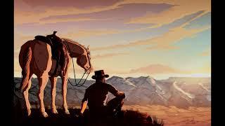 Cowboys Don't Cry - The Electones - Nights When The Moon Comes To, cowboy and horse at dawn 