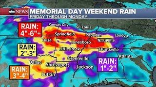 Severe Weather Hitting 5 U.S. States Memorial Day Weekend - Strong Mag 5.2 Quake Rattles Australia