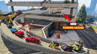 Franklin & shinchan Build Mini 3 Floor Parking Garage For Rc Cars in GTA 5 in Telugu
