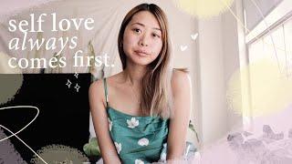 self love when you're feeling down | self care vlog