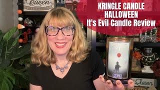 KRINGLE CANDLE HALLOWEEN It's Evil Candle Review