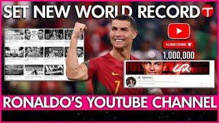 Cristiano Ronaldo's New YouTube Channel Breaks World Record for Fastest Subscribers