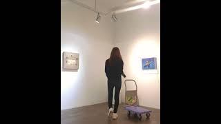 VLOG | 개인전 'Who am I'  작품 철수중 | 나무 조각 | 부산 해운대  Solo Exhibition #wood #sculpture