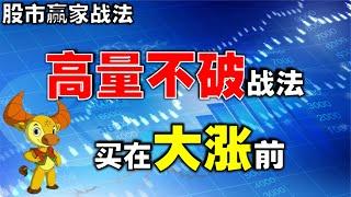 【股市赢家】高量不破战法，买在大涨前 |成交量这样看，买在大涨前 #技术分析教学  #成交量   #volume  #股市老牛