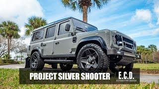 Custom Defender 110 featuring our Wide Body Kit | Project Silver Shooter | E.C.D. Automotive Design