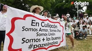 Cientos de personas se unen en marcha por la paz en Culiacán, Sinaloa