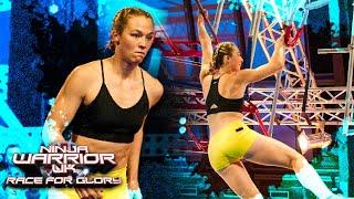 Immy Hales AMAZING Run On The Ninja Warrior UK Course | Ninja Warrior UK