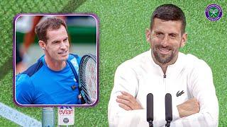 "Andy's a huge inspiration" | Novak Djokovic | First round Press Conference | Wimbledon 2024