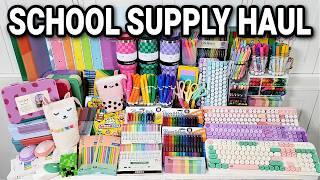 Back to School Supplies Shopping *HUGE* Stationery Haul 2024