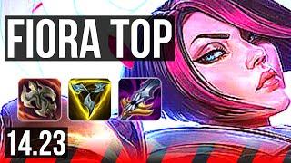 FIORA vs AKALI (TOP) | 8/0/1, Legendary | NA Master | 14.23