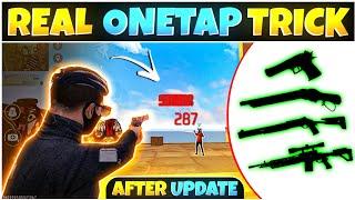 One Tap Headshot Trick | Headshot Trick Free Fire | Headshot Kaise Mare | Fast Onetap Headshot Trick