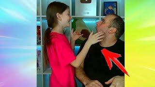 Wow!Funny singing Daughter and Dad!  TIKSONIK #shorts TikTok