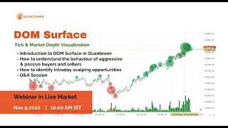 Webinar on DOM Surface - Tick and Market Depth Visualization for Scalpers