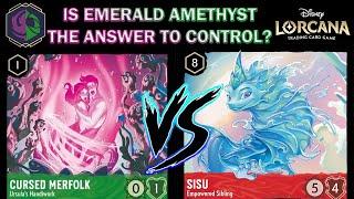 🟢🟣 EMERALD AMETHYST VS SAPPHIRE RUBY - CAN THIS COUNTER CONTROL? - Disney Lorcana Gameplay