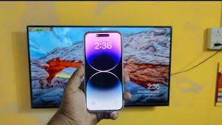 Share Files from Iphone to Mi TV | iPhone 14 Pro Max | Android TV | 