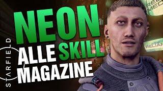 Bonus abholen! Alle SKILL Magazine in NEON - Starfield Guide