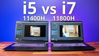 Intel i5-11400H vs i7-11800H - 6 or 8 Cores?